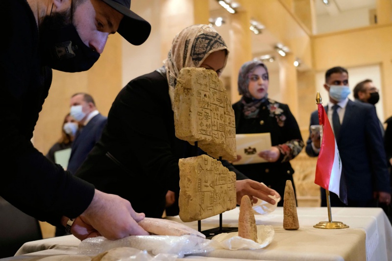 Ирак вернул партию древних артефактов из Ливана