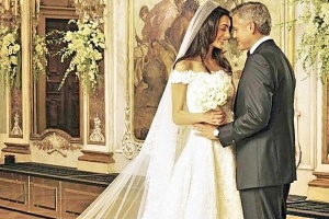 Фото: Царская свадьба Клуни и ливанки Аламуддин