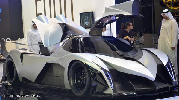 Фото: Самый быстрый автомобиль в мире сделан в Дубае 