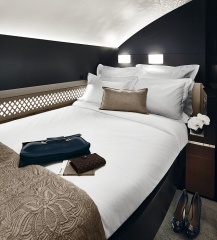Апартаменты со спальней и ванной комнатой на борту самолетов Etihad Airways