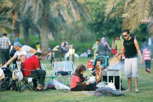 Пикник в парке… Семейная атмосфера на выходных в ОАЭ 