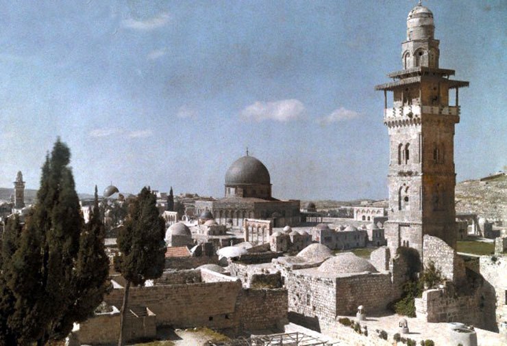 1926 г., классический вид Иерусалима на фото Ганса Гильденбранда